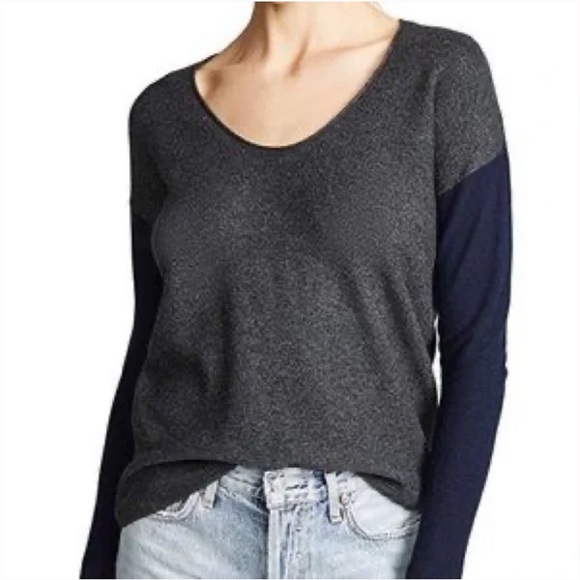 MADEWELL Kimball Colorblock Sweater Merino Wool Alpaca Pullover Small - Picture 3 of 7
